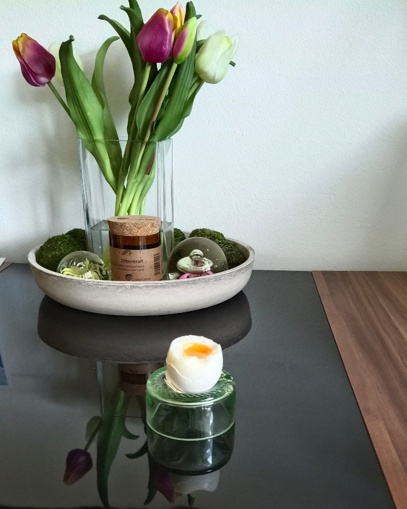 Eierbecher aus Weinflasche